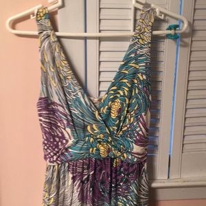 Lovely rayon knit floral dress